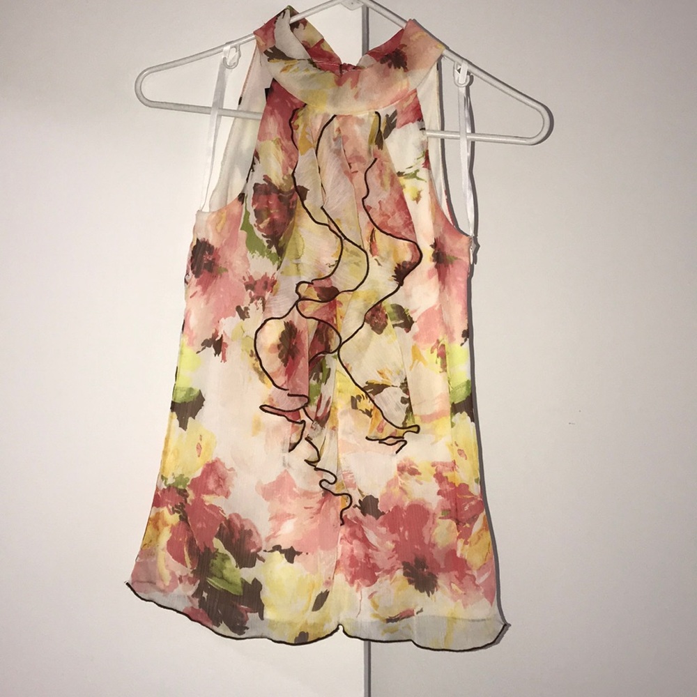XOXO Floral Tank Top Blouse